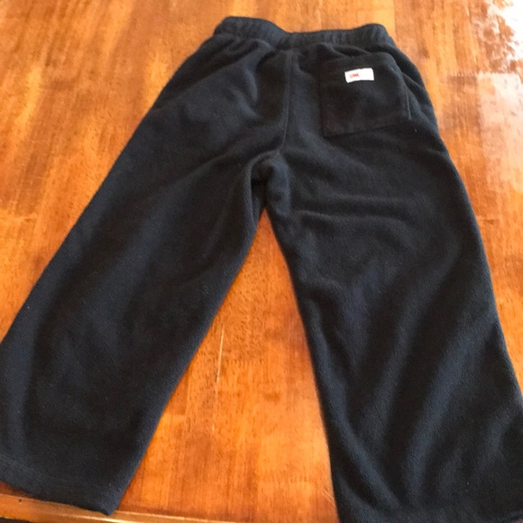 Like new Black Janie and Jack fleece pants - Picture 2 of 3